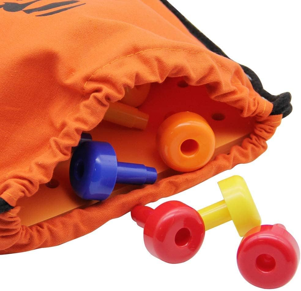 Hobby Crazy Peg Board Set - Montessori Toys for Toddlers, Preschool Kids 30 Pegs for Learning Games, Sorting Counting - Occupational Therapy Fine Motor Skills Activity Pegboard image number 5