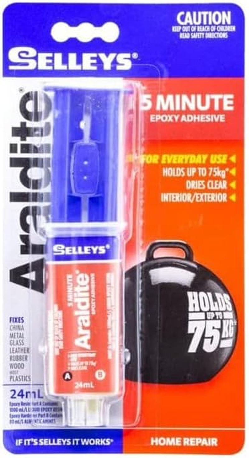 Selleys 5-Minute Selleys Araldite Epoxy Resin Adhesive 24 Ml