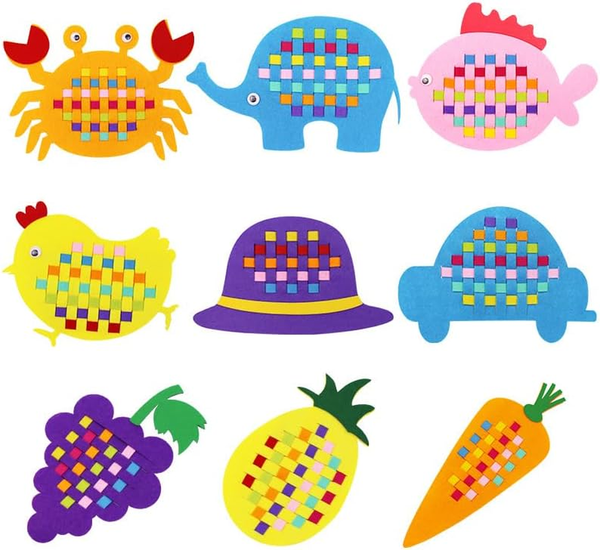 20 Pcs Felt Fabric Sheets,1Mm Thickness,20 Colors Soft Craft Felt Squares 15Cm * 15Cm Nonwoven Fabric for Craft Work DIY Patchwork Sewing image number 1