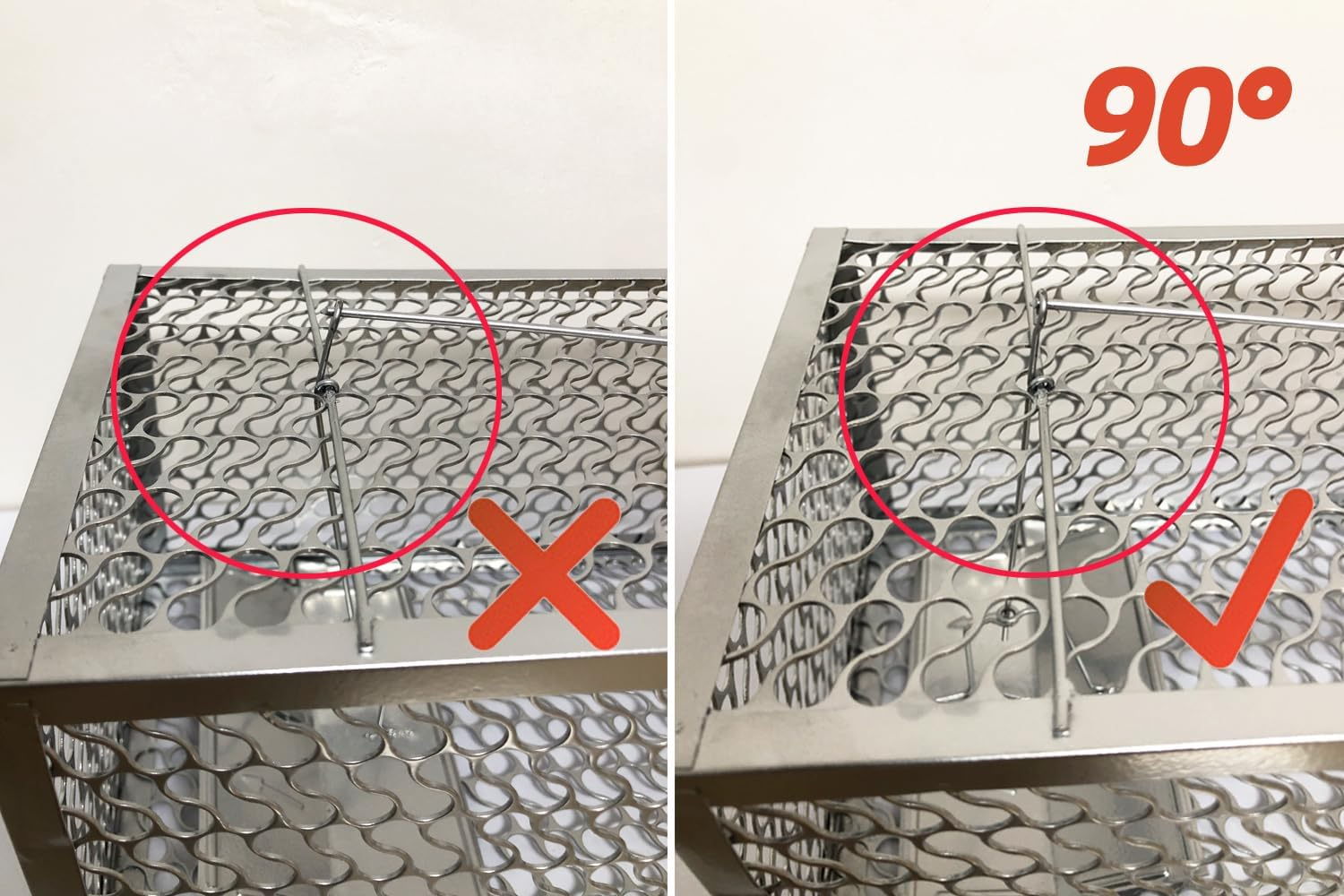 Skycabin 1 Door Humane Animal Cage Trap Rat Mouse Mice Voles Hamsters Trap Live Catch Mouse Cage Trap Work for Indoor or Outdoor Use to Catch and Release image number 2