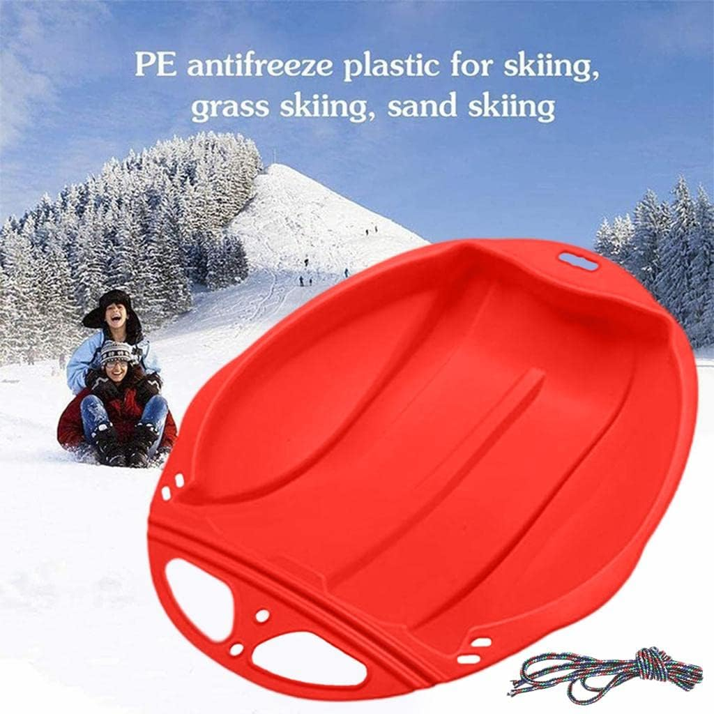 Generic Heavy Duty Snow Sled - Winter Snow Sledge Toboggan Winter Toy for Kids and Adults image number 5