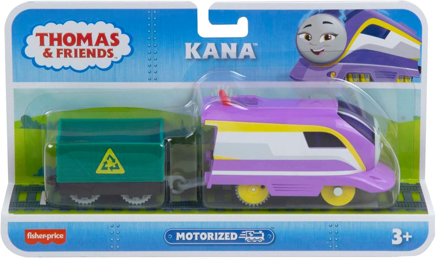 Thomas & Friends Kana Motorized Toy Train, Battery-Powered Engine with Cargo for Preschool Kids Ages 3 and Up image number 5