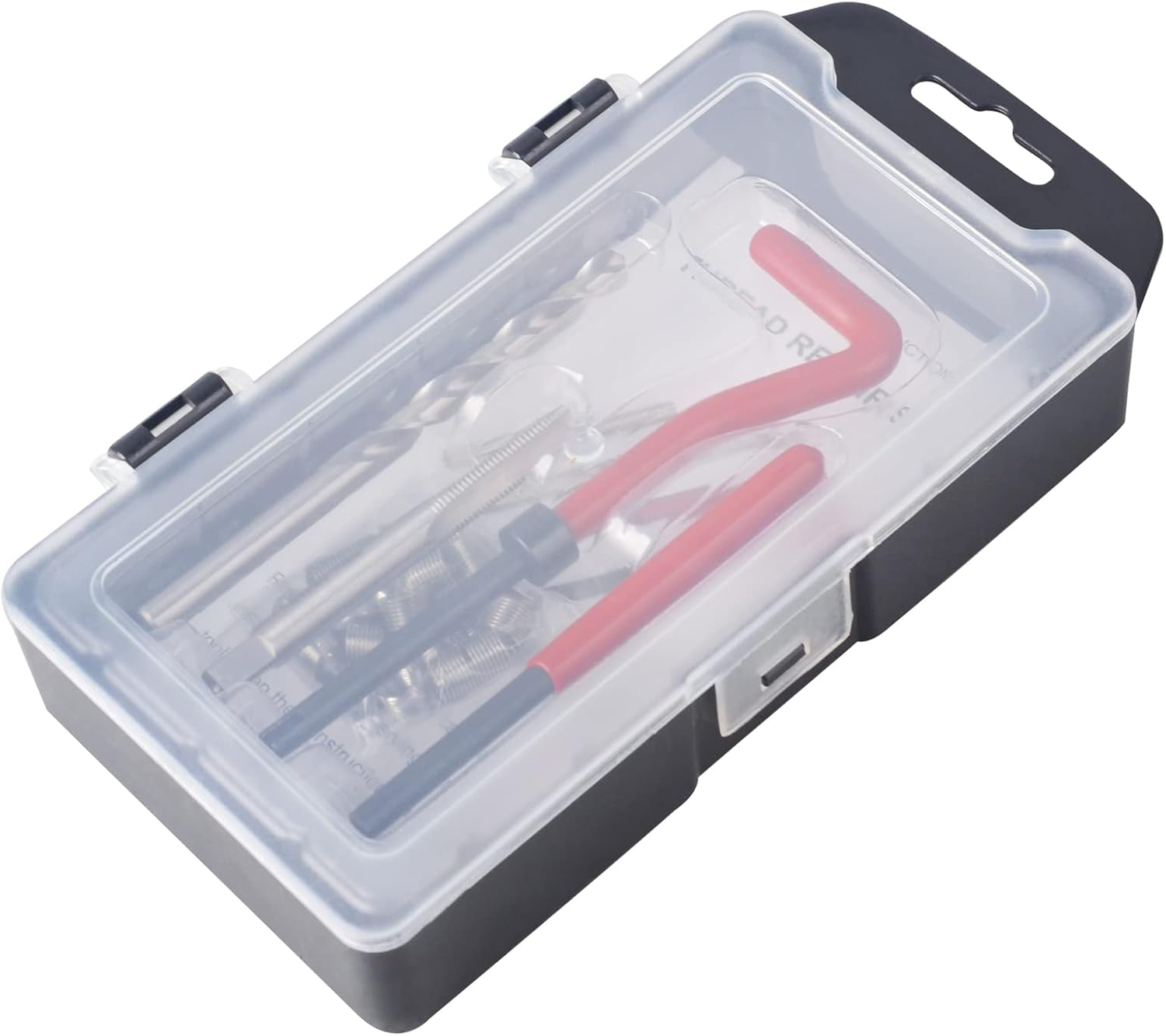 DAYUAN Details about UK New 25 Piece PC Thread Repair Insert Kit M7 X 1.0Mm Helicoil Compatible Hand Tool Set for Auto Repairing image number 6