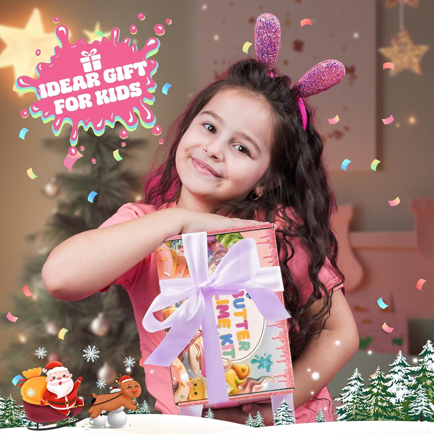 12Pack Butter Slime Kit with Scented DIY Slime for Girls and Boys, Super Soft, Non-Sticky Stress Relief Toy, Party Favors and Birthday Xmas Gift image number 2