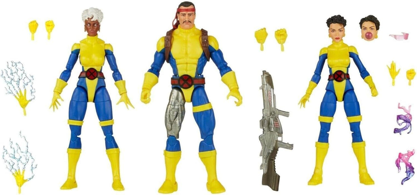 Marvel Hasbro Legends Series: &rsquo;S Forge, Storm, & Jubilee X-Men 60Th Anniversary Action Figure Set, 6 Inch Action Figures image number 6