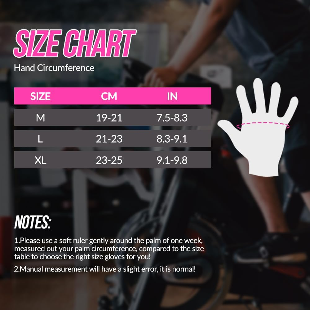 AUTOWT Workout Gloves for Men & Women, Breathable Half Finger Gym Gloves with Thick Padding & Non-Slip Grip, Lightweight Weight Lifting Gloves with Wrist Support for Cycling Climbing Rowing image number 6