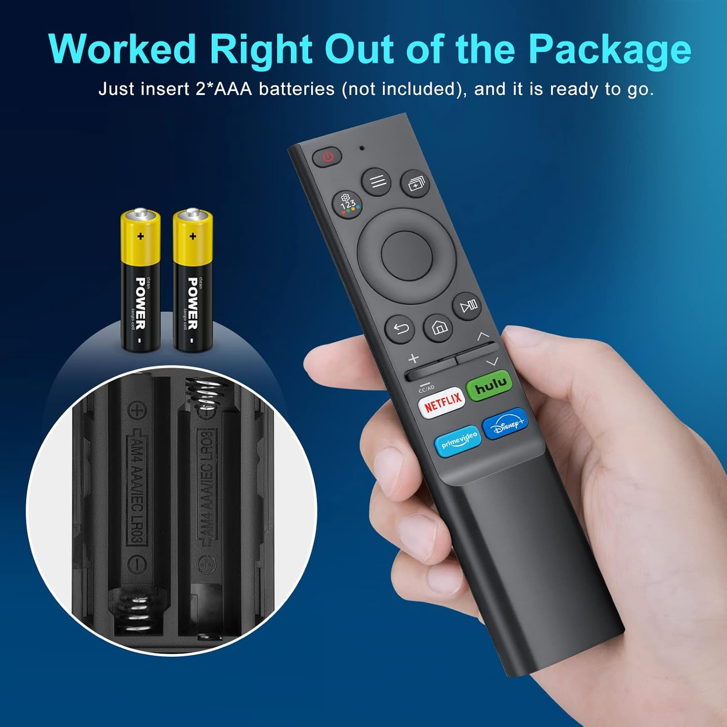 Universal Replacement Remote Control for Samsung Frame Solar Serif Crystal UHD Neo QLED OLED 4K 8K Smart Tvs,Compatible with BN59-01385B BN59-01385A BN59-01363A image number 3