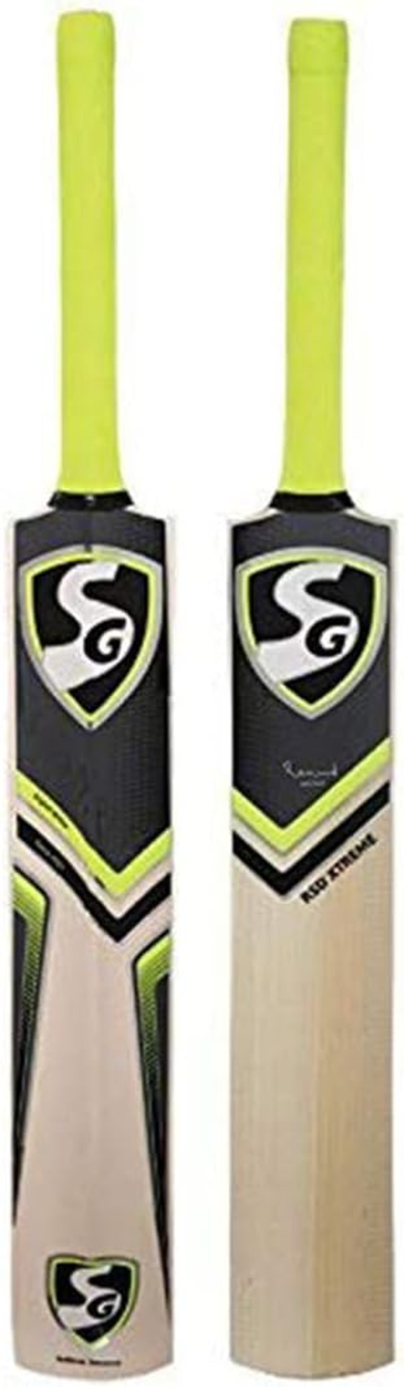 SG RSD Xtreme Grade 5 English Willow Cricket Bat (Size: Short Handle,Leather Ball)| Lightweight | Free Cover | Ready to Play | for Intermediate Player | Ideal for Leather Ball | Grade 1+ image number 1
