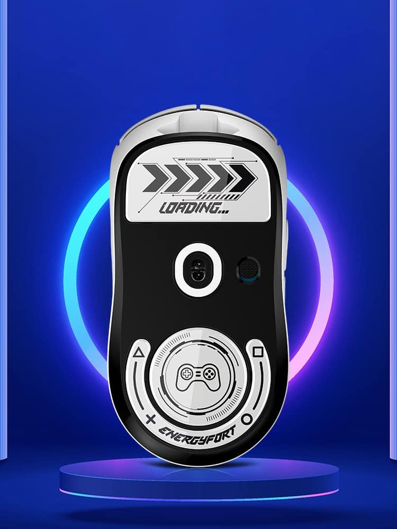 MOSHOU Mouse Feet Skates for Logitech G Pro X Superlight Wireless Gaming Mouse, Rounded Curved Edges Flawless Glass Mouse Feet Replacement, Super Fast Smooth and Durable Sole (White) image number 5