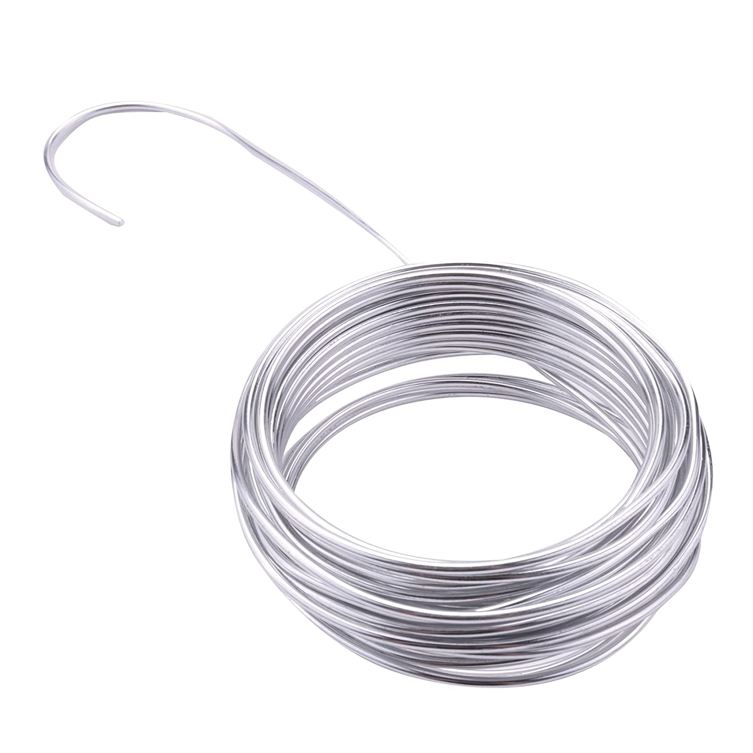 3Mm Aluminium Wire 10M Craft Silver Wire for Jewellery Making Clay Modelling Bonsai and Model image number 4