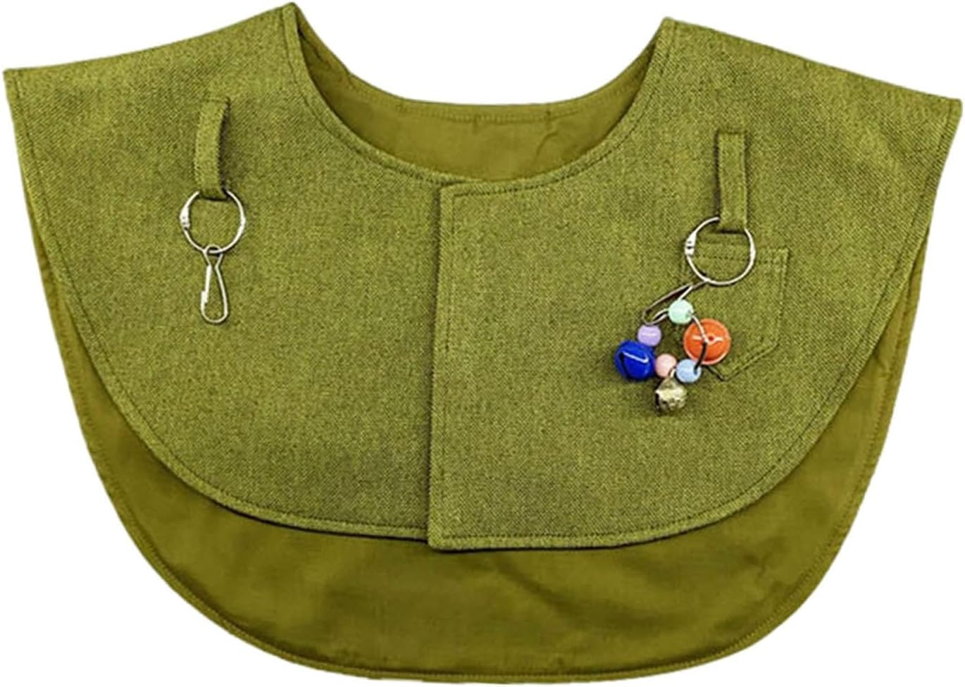 Generic Parrot anti Scratch Shoulder Protector Bird Diaper Shawl Pet Shoulder Pad for Cockatiels Macaws Small Medium Parakeets, Green image number 5