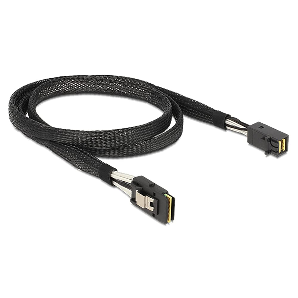 NFHK Internal Mini SAS SFF-8087 to Mini SAS High Density HD SFF-8643 Data Server Hard Disk Raid Cable 50Cm image number 6
