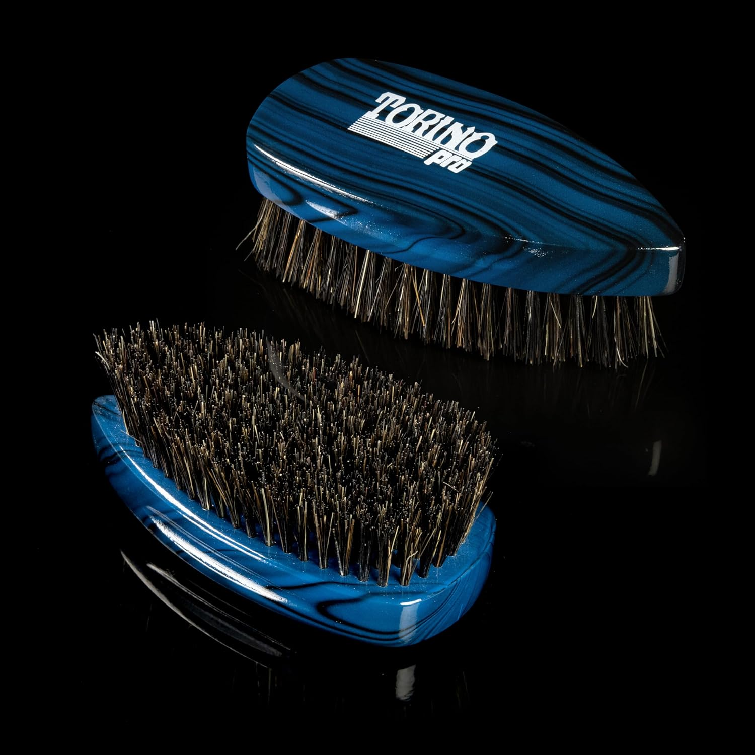 TORINO PRO WAVE BRUSHES by BRUSH KING Torino Pro Wave Brush #241 - Medium Pointy Palm - Extra Long Bristles - Great Workhorse to Use during Your Brush Sessions image number 4