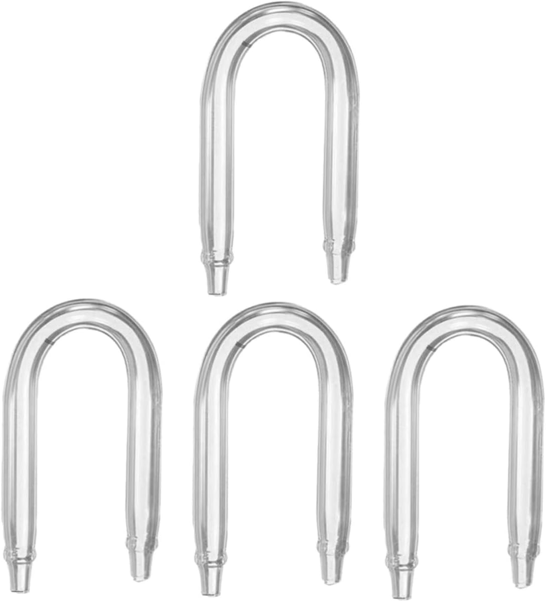 Ipetboom 4Pcs Fish -Shaped Tube Fish Tank Diffuser Aquarium Plants Diffuser Check Glass Tube Glass Fish Tank Aquarium Tank Diffuser Aquarium Accessories Aquatic Plants