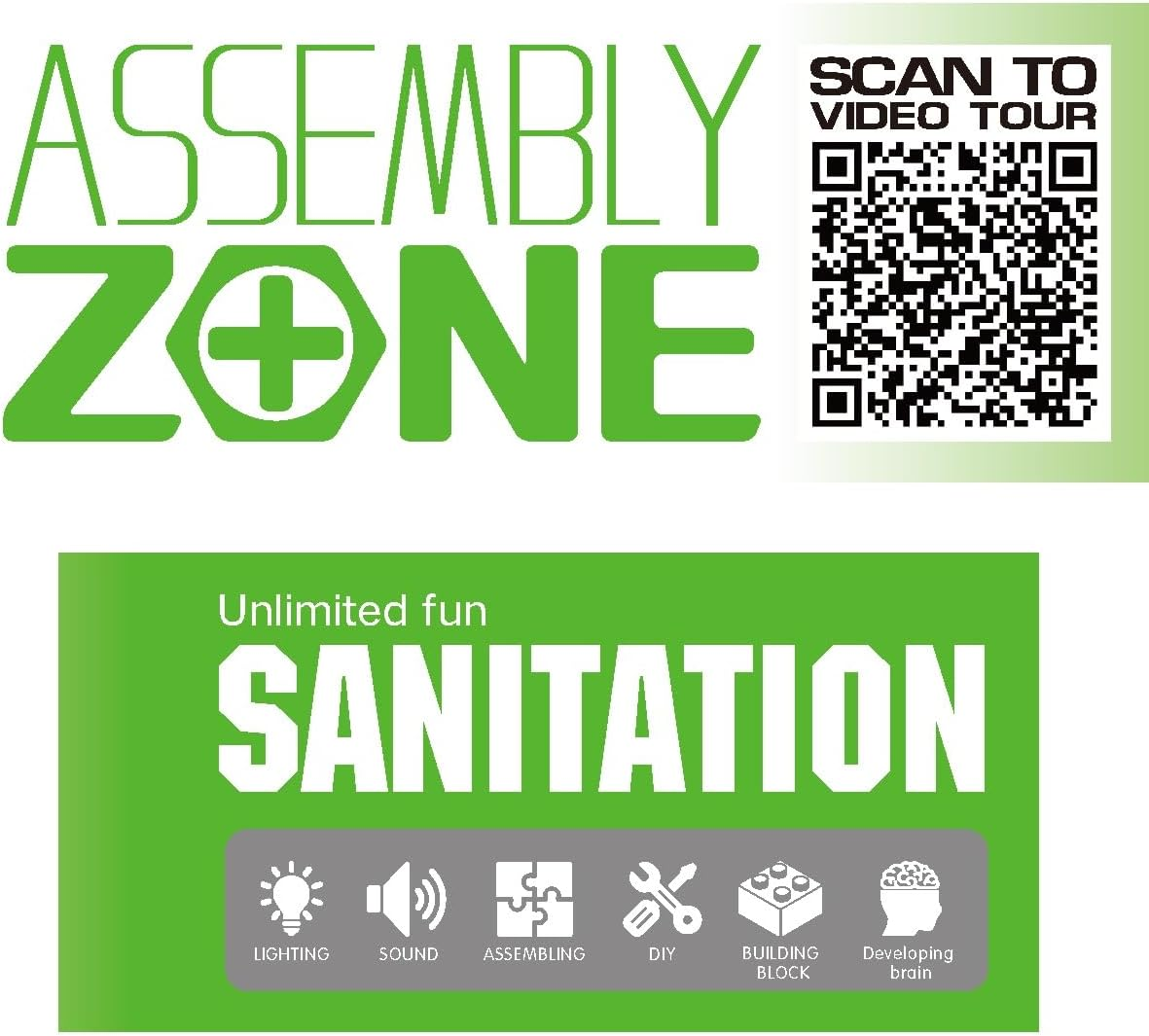 Toy Bin Truck Recycling Garbage Bins Inertia Friction Power DIY Truck Building Automatic Lifting Sound Lights with 4 Coloured Bins image number 6