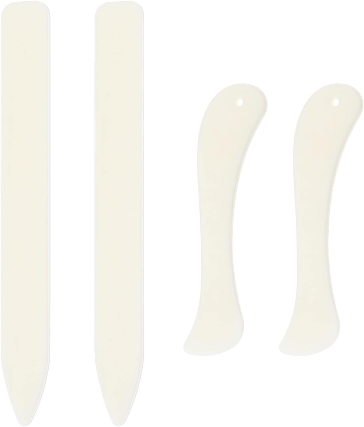 Ecsing 4Pcs Bone Folder Tool Plastic Origami Bone Folders Tools Paper Creaser Set Accessories for DIY Crafts Pressing Lines Sealing Edges White image number 5