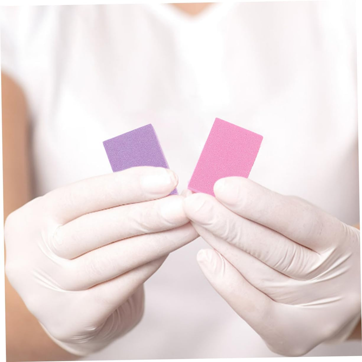 Healeved 100Pcs Nail Buffing Block Set Soft Sponge Nail Files Mini File Blocks for Women Manicure Tools Shiner Buffer Stylish image number 3