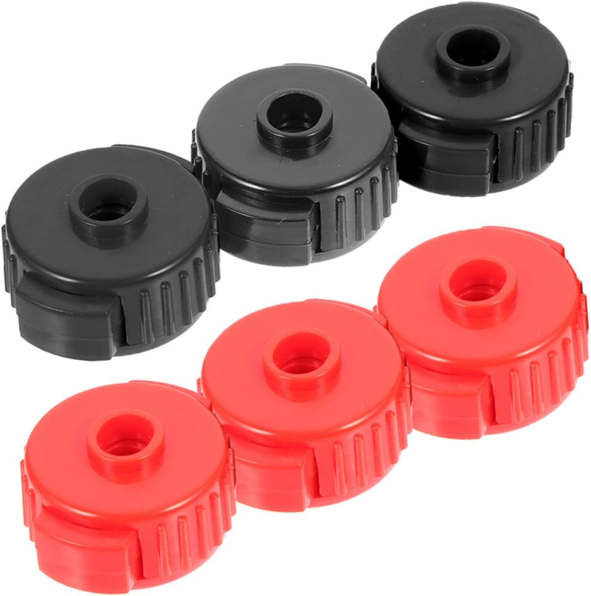 ERINGOGO Quick Assembly Nuts Set for Drums 6 Pcs Drum Nut Fixing Buckle Rugged Practical for Drummers