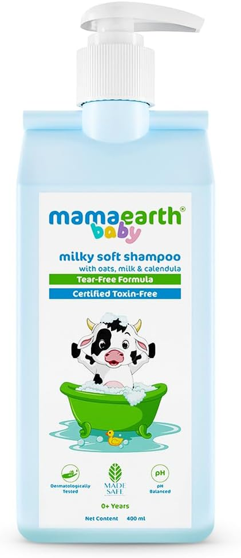 Mamaearth Milky Soft Shampoo with Oats, Milk and Calendula for Babies (400 Ml) image number 5