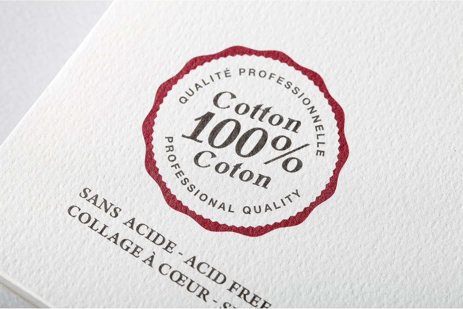 Clairefontaine Fontaine 100% Cotton Watercolour Block, Cold Press, 640Gsm, 26 X 36 Cm