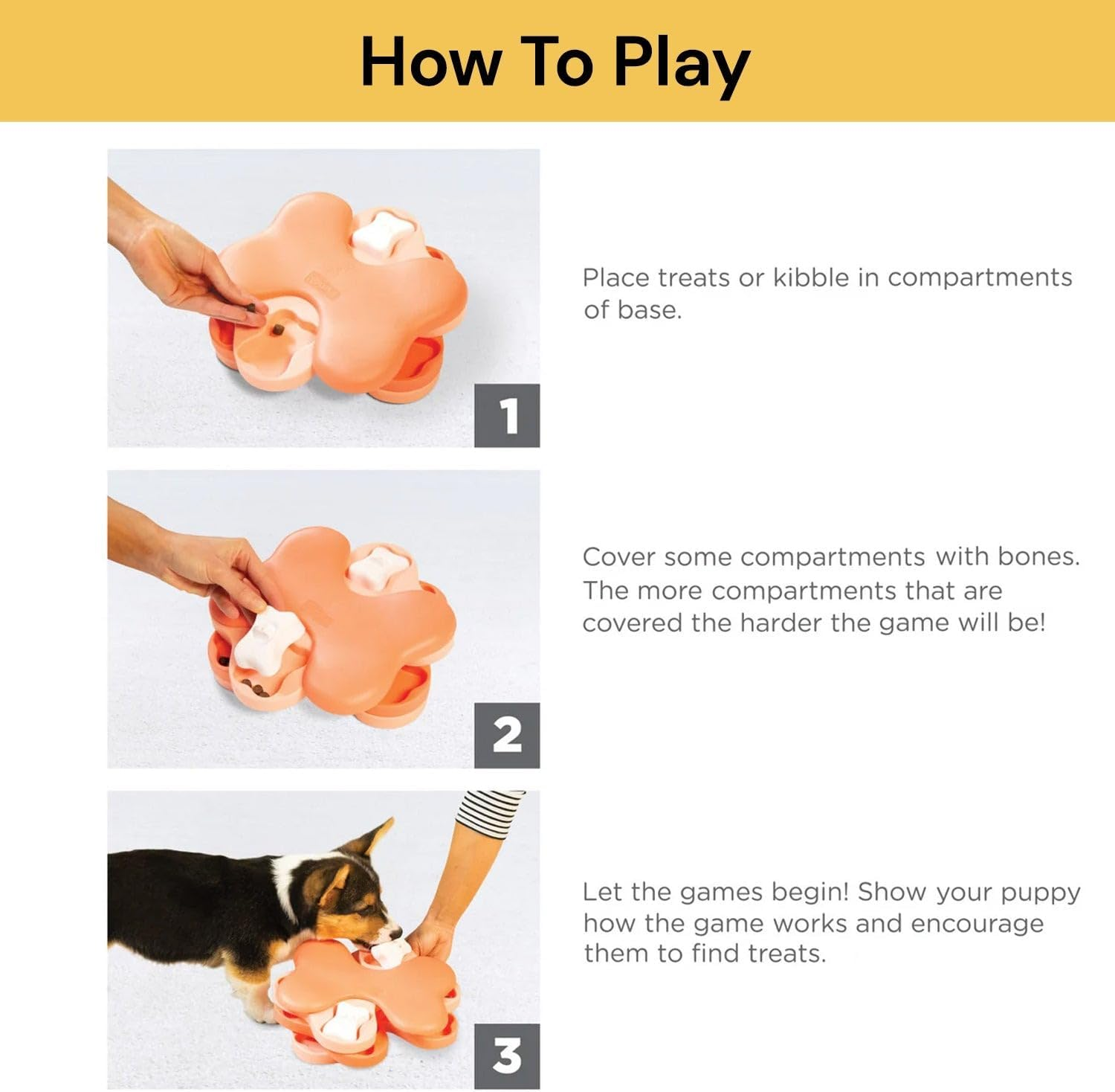 EZONEDEAL Pet Dog Puzzle Toy Tornado Interactive Pet Treat Dispenser Games Slow Feeder Improve IQ Training Dogs Puzzle Toy image number 5