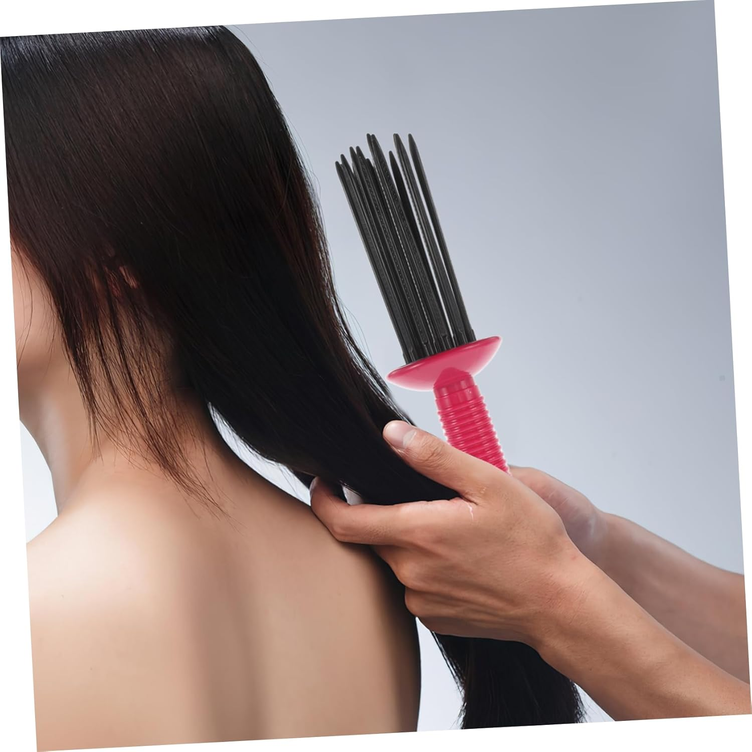 Generic Hair Tool Set for Curly Hair Curling Comb Roller Comb for round Curls Hair Bun Maker Styling image number 2