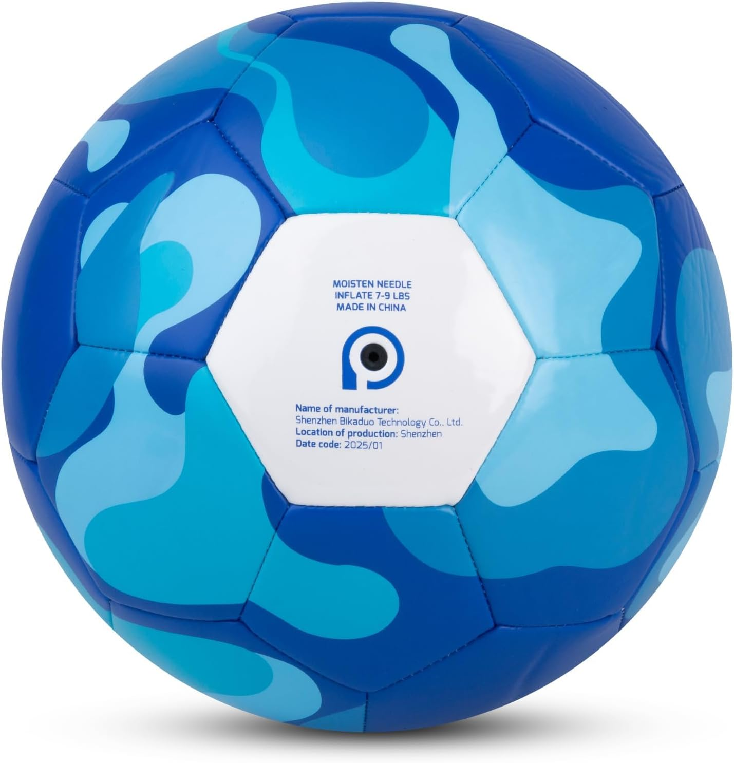 Size 5 Soccer Ball, Tri-Color Soccer Ball for Youth and Adult, Girls Boys Soccer Balls for Indoor Outdoor Sports Match Training Practice image number 3