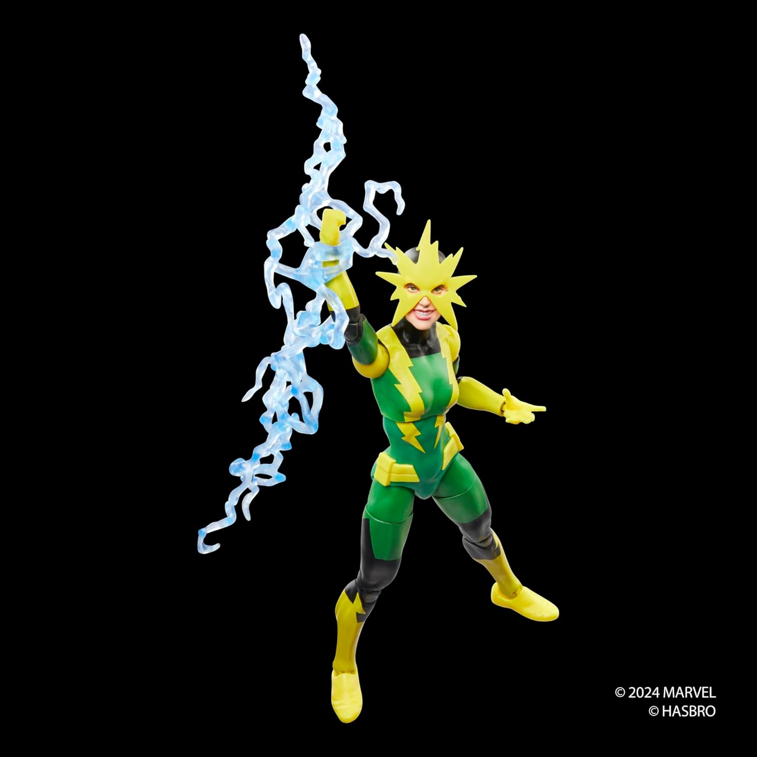 Marvel Legends Series Electro (Francine Frye), Retro Comics Collectible 6-Inch Scale Action Figure image number 5