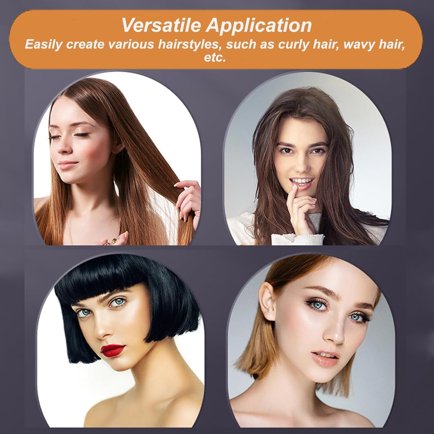 Portable Straightener Brush - Gobrush Pro, Go Brush Pro Straightener Rechargeable & Cordless Mini Hair Straightener Comb,Portable Straightening Brush for Travel (Black) image number 2