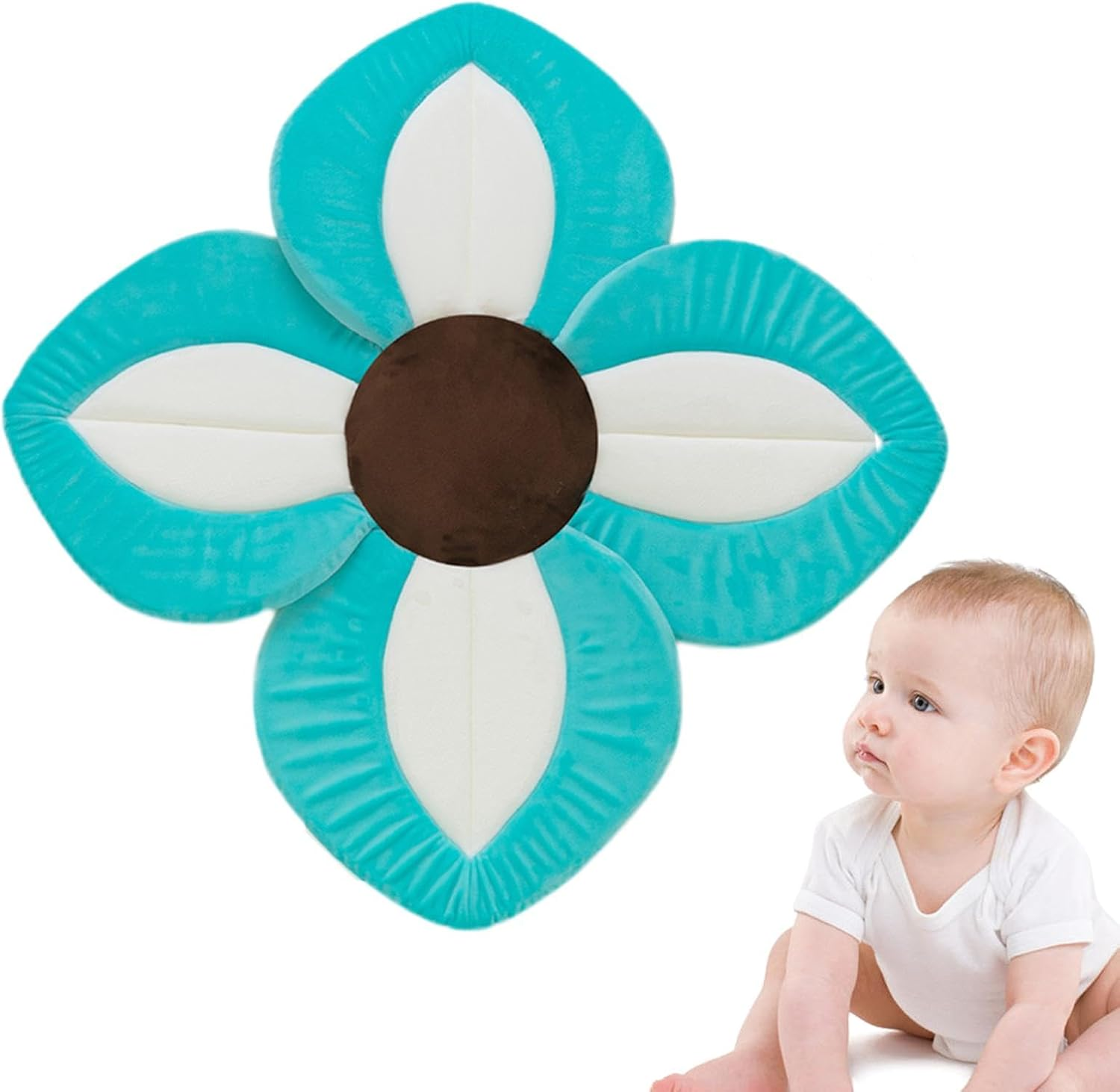 Baby Bath Mat, Non-Slip Bathtub Mat, Flower-Shaped Bath Mat, Cute Baby Bath Mat, Comfortable Bath Mat for Babies, Kids Non-Slip Bath Mat, Petal Bathtub Mat, Baby Mat for Tub, Flower Bath Mat for Kids,