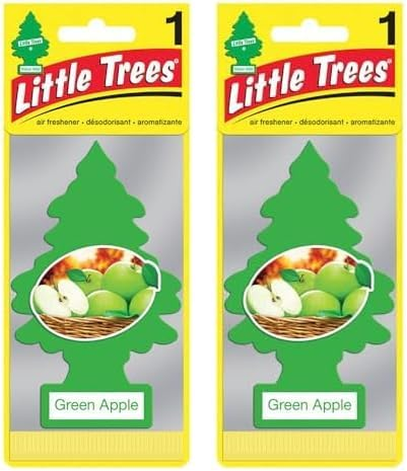 Little Trees Green Apple AIR FRESHENER Single Pack image number 1