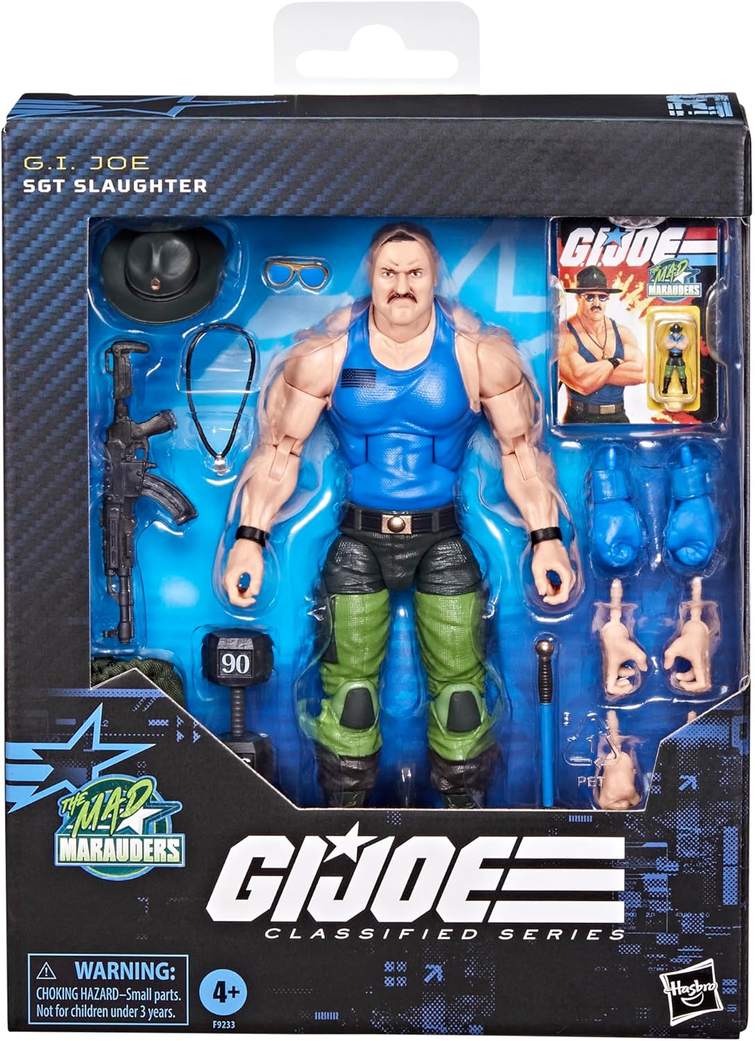 G.I. Joe Classified Series #129, Mad Marauders SGT Slaughter, Collectible 6 Inch Action Figure with 18 Accessories image number 6