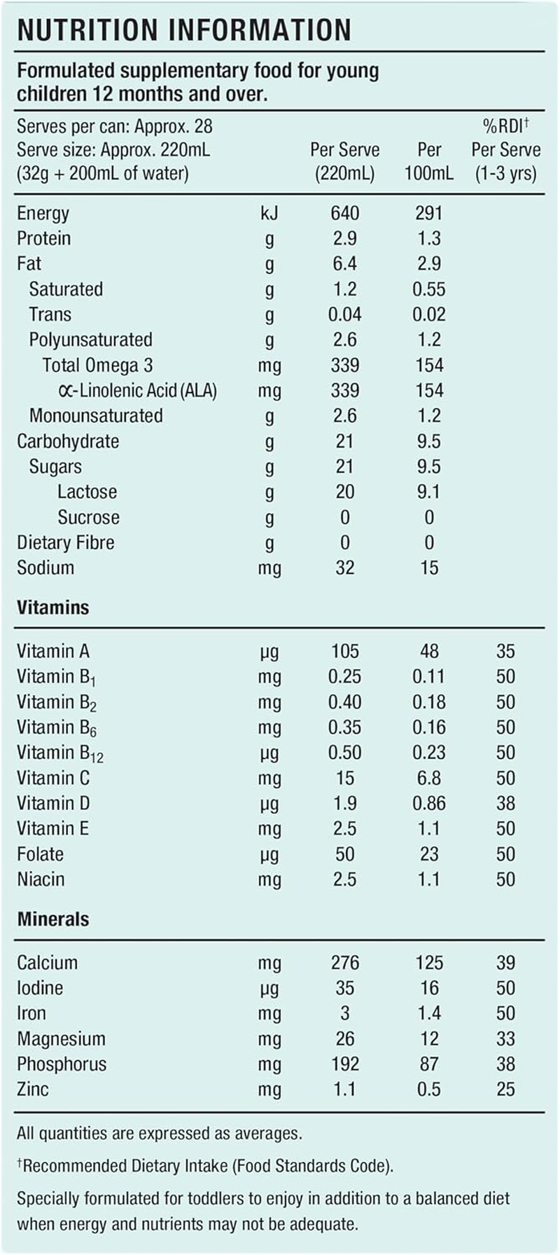 Alula Gentle Stage 3 Toddler Nutritious Milk Drink from 1 Year+ 900G (Pack of 1) image number 5