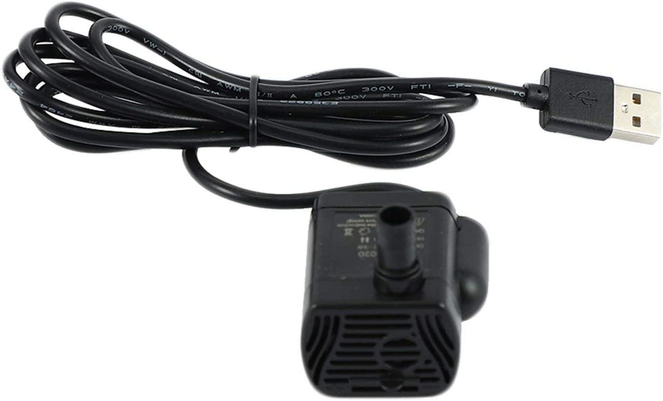 Ultra-Quiet Brushless Usb Water Pump 5V 70Cm Submersible Fountain Aquarium Circulating image number 1