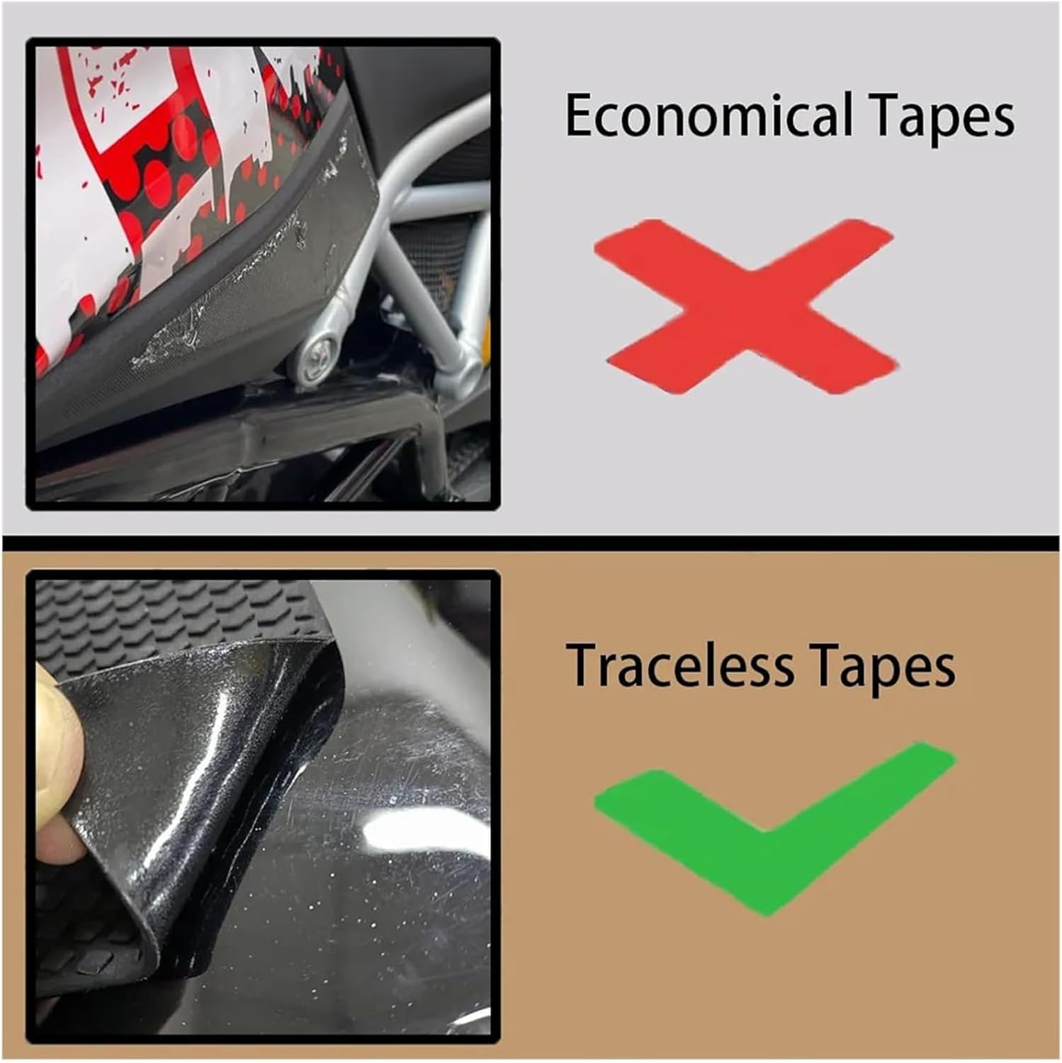 Compatible with BMW G310GS G 310 GS G310R G 310 R Motorcycle Side Fuel Tank Pad Protector Stickers Decal anti Slip Gas Knee Grip Traction Pad Tankpad Self-Adhesive Rubber Accessories(G310R) - G310Gs image number 7