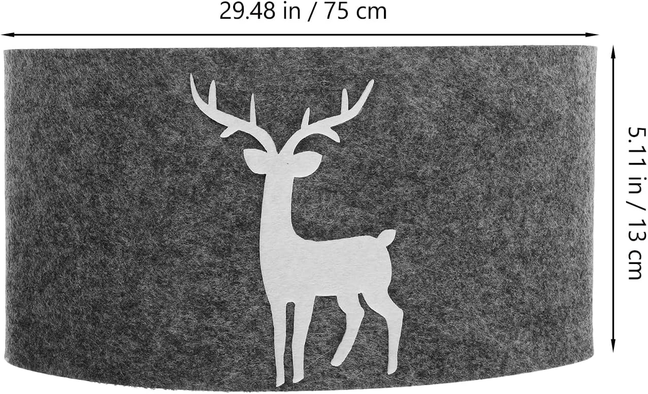 Christmas Tree Collar Christmas Tree Ring Stand Band Tree Collar Carpet Mat Decoration for Holiday Christmas Party Decorations 60CM image number 2