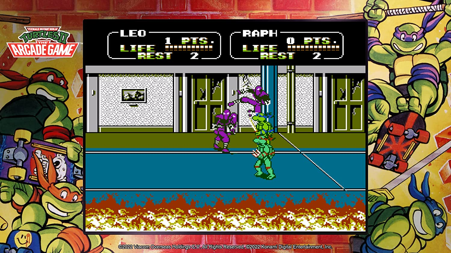 Teenage Mutant Ninja Turtles: the Cowabunga Collection for Playstation 4 image number 6