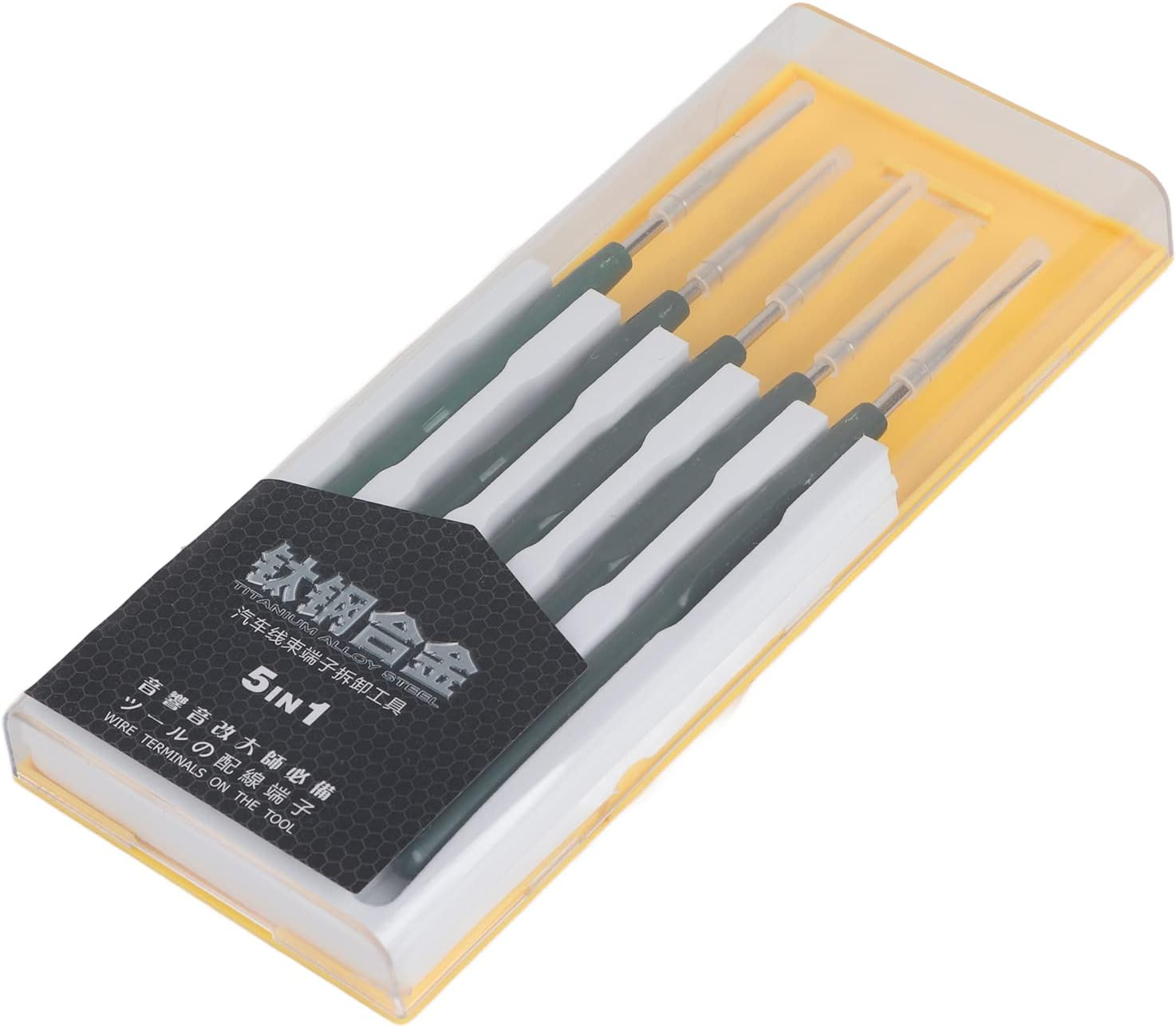 Joyzan Wiring Depinning Tool, Socket Pin Removal Tool Automotive Harness Terminal Plug Dismount Extraction Auto Tools Wire Stripper Release Kit Car Automobile Connector for Motorcycles Agricultural