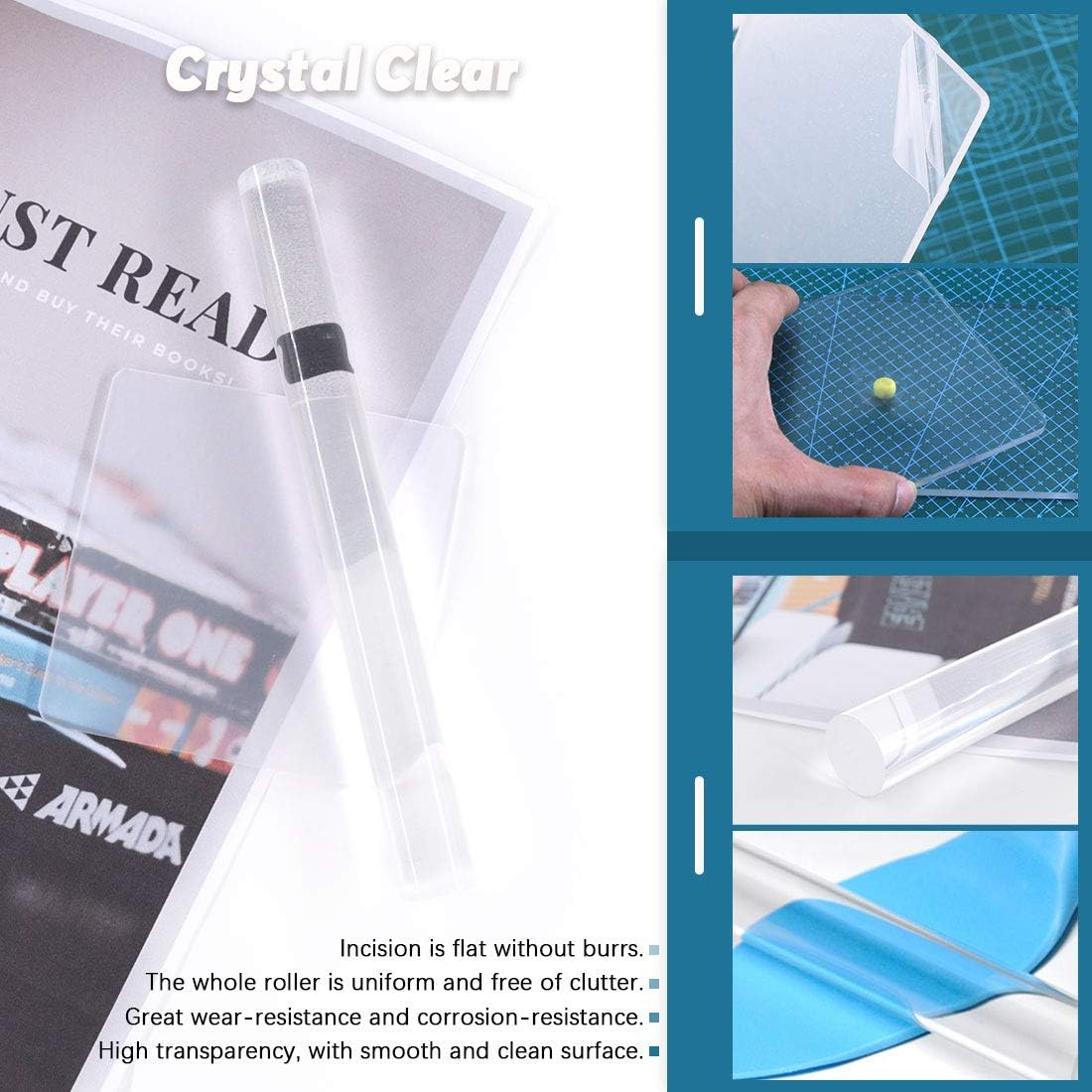 Keadic 24Pcs Polymer Modeling Clay Sculpting Tools Set, Dual-Ended Ball Stylus Dotting Tools, Silicone Clay Sculpting Tools for Cake Fondant Decoration and Nail Art, Pottery Clay Craft image number 4