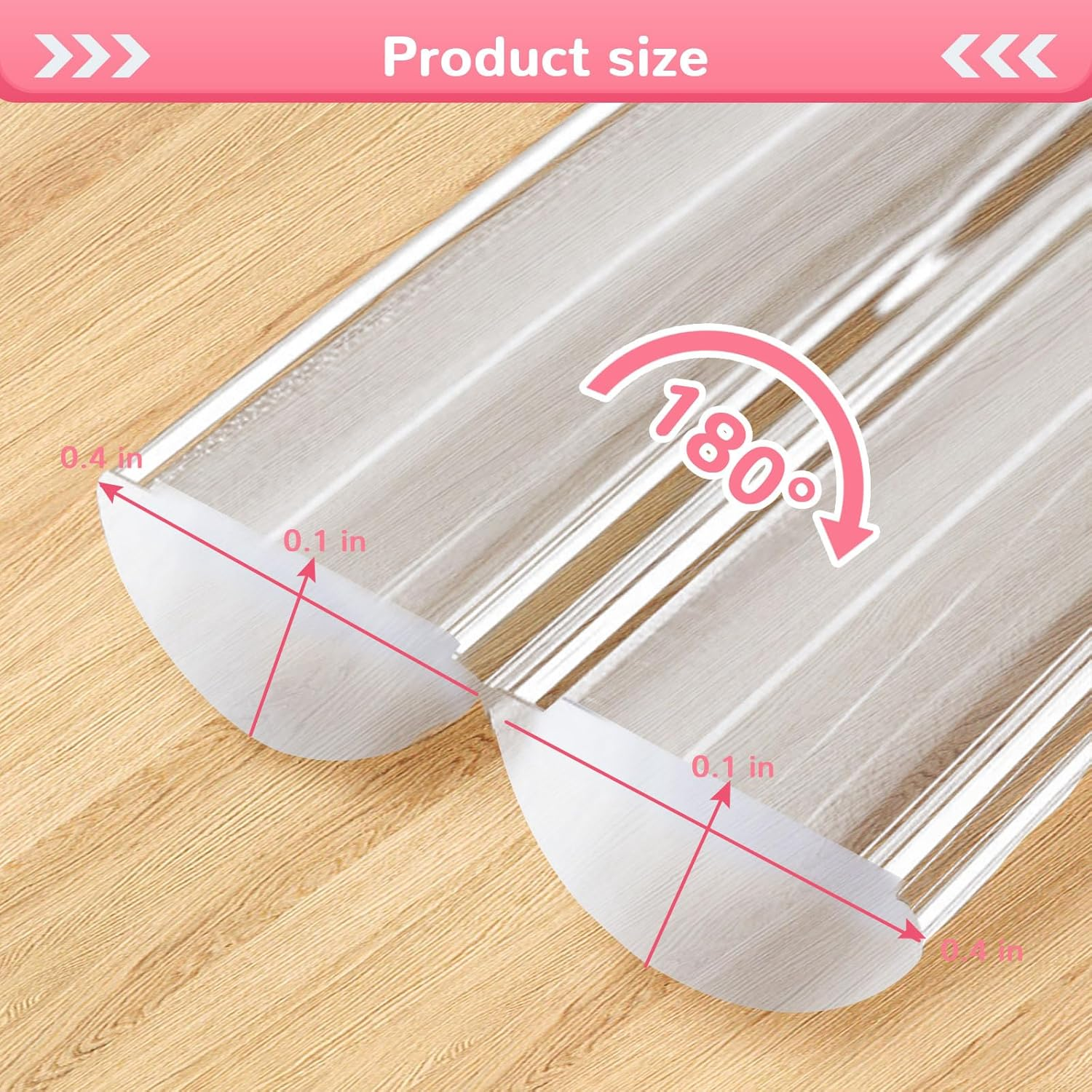 Baby Proofing,16.4Ft Clear Edge Protector Strip, Soft Corner Protectors for Baby, Baby Child Safety Tables Corner Guards with Upgraded Pre-Taped Strong Adhesive for Cabinets, Drawers, Cribs image number 5