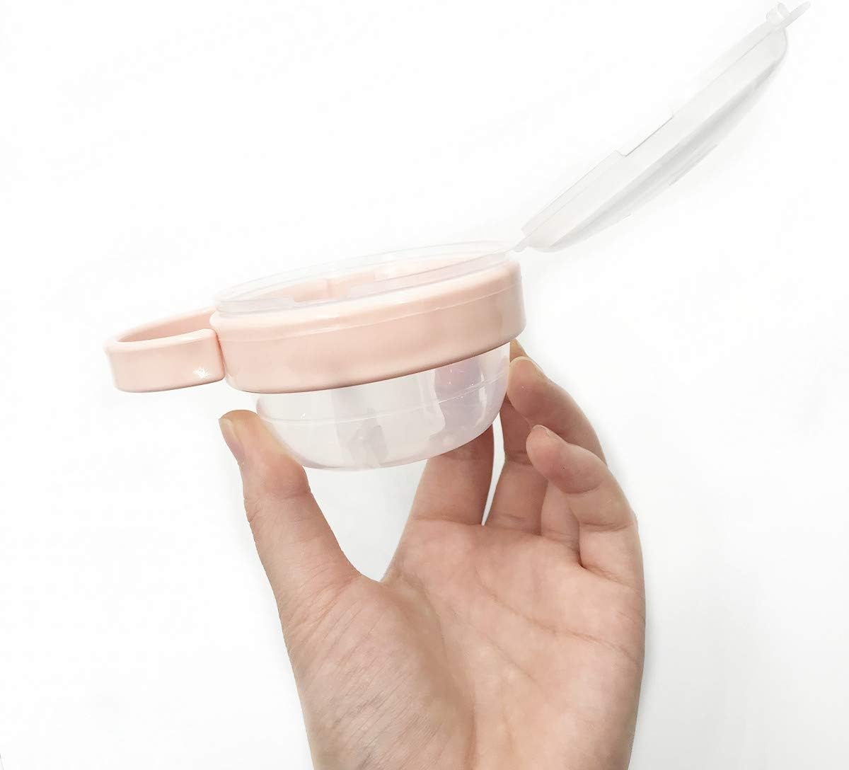 3 Pieces Baby Dummy Case, Travel Soother Box Baby Pacifier Holder Storage Case Dummy Container for Infant Baby Toddler image number 4