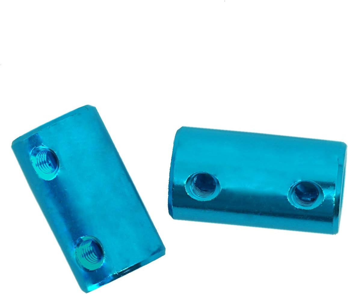 6Pack ZYCST Aluminium Alloy Shaft Coupling Rigid Stepper Motor Wheel Coupler Joint Connector for DIY Car Boat Airplane 3D Printers, 5Mm to 5Mm - 5Mm-8Mm image number 4