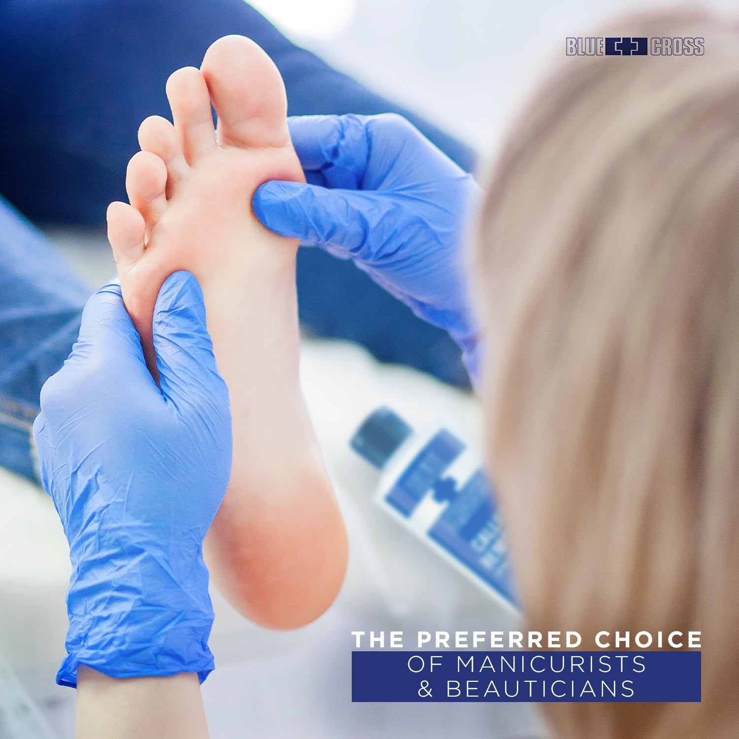 Blue Cross Callus Remover Gel for Feet or Heel, Extra Strength Professional Nail Care, File, Shaver, Scrubber & Pumice Stone Alternative for at Home Manicure/Pedicure Results, Pro Size 946Ml, 32Oz image number 6