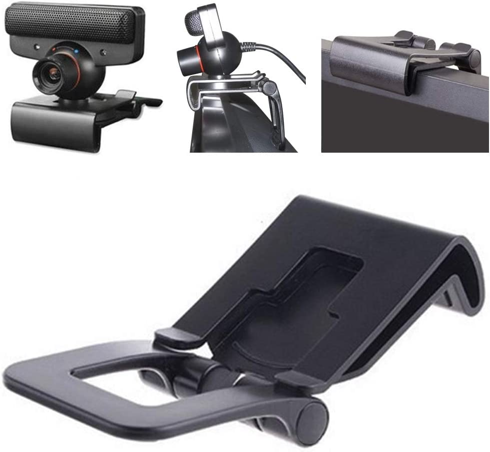 OSTENT Adjustable TV Clip Mount Holder Dock Stand Compatible for Sony PS3 Move Eye Camera image number 3