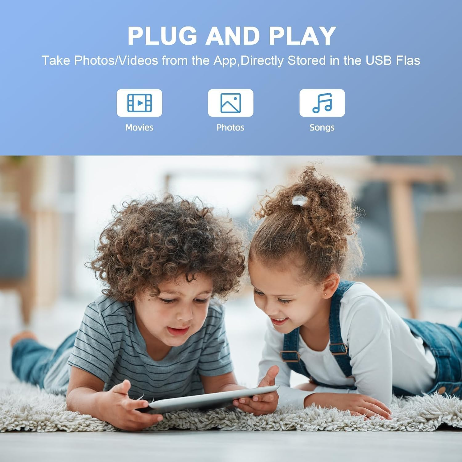 Phone Photo Stick,Mfi Certified Phone Flash Drive,4 in 1 512G USB Drive for Phone Ipad USB Stick,Phone Thumb Drive,Phone Photo Storage Phone Memory Stick for Phone/Pc/Ipad/More Devices(Blue