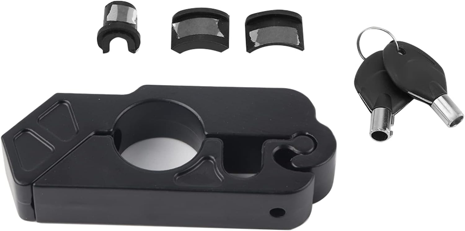 Brake Lever Lock, Rustproof Motorcycle Grip Lock Safety Lock for Motorbike for Electric Motor Car for Driving for Cycling (Black) image number 5