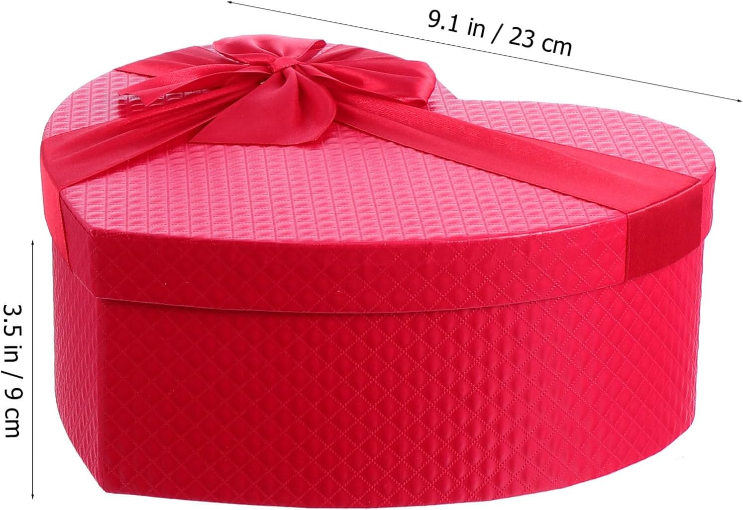 PACKOVE Heart Shape Packaging Boxes Red Heart Flower Box Heart Candy Box Heart Present Box Valentines Boxes Present Wrapping image number 6