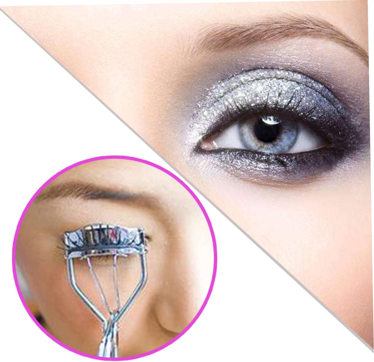 100 Pcs Eyelash Curler Refill Pads Soft Replacement Strips for Universal Eyelash Curler Makeup Tool Accessory