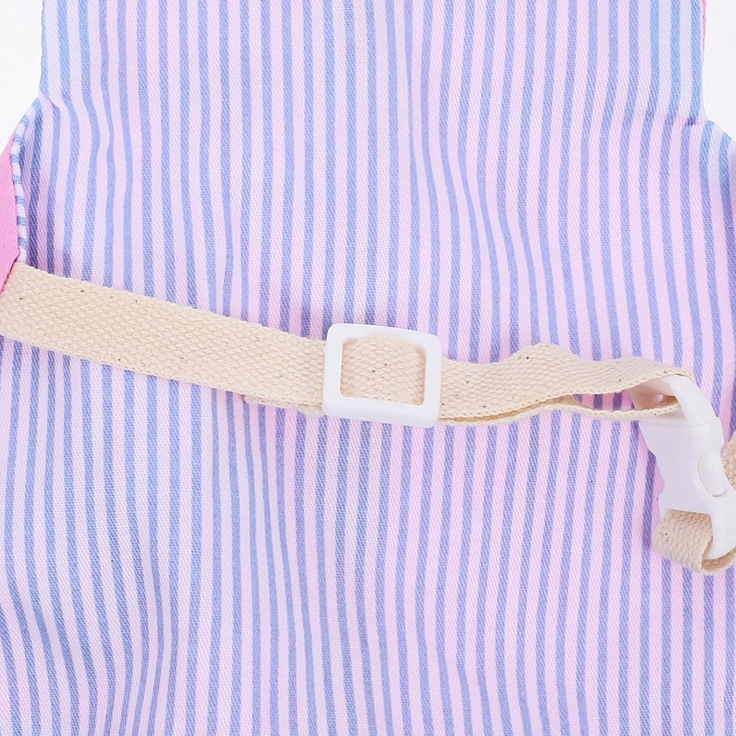 Toddmomy Pet Rabbit Bunny Dress Rabbit Costume with Leash Hat Mini Strawberry Bag Harness Leash Small Animals Accessory for Ferret Guinea Pigs Squirrel Hedgehog Pink image number 3