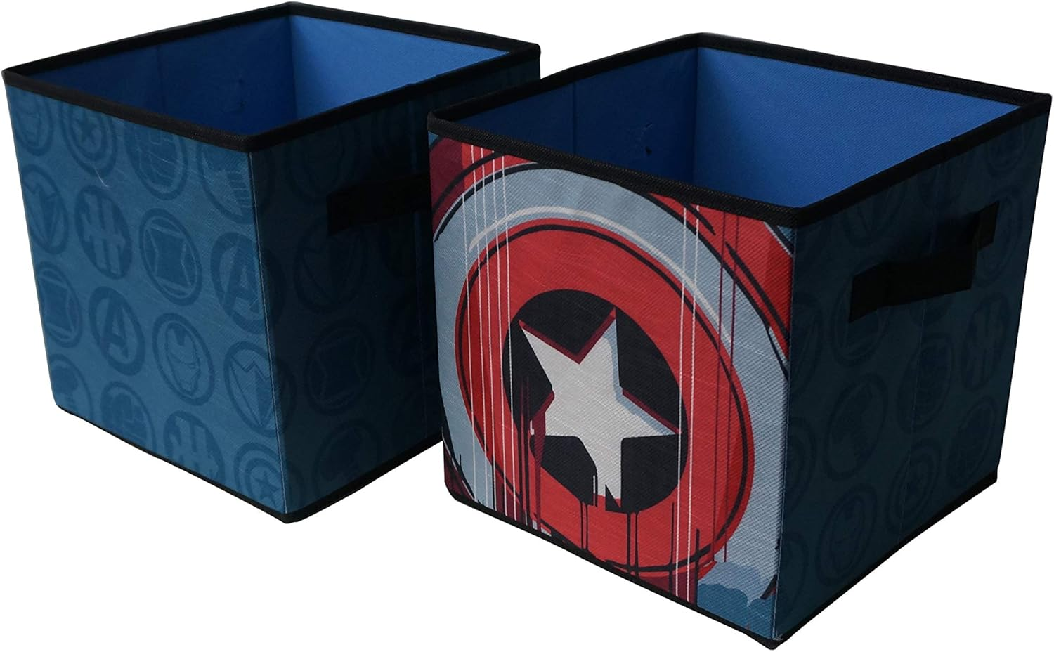 Marvel NN240427 Avengers Collapsible 2 Pack Storage Cubes, Blue image number 2